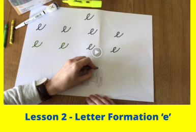 Lesson 2 - Letter Formation ‘e’