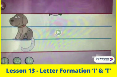 Lesson 13 - Letter Formation ‘I’ & ‘T’