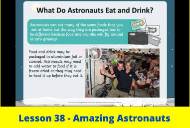 Lesson 38 - Amazing Astronauts