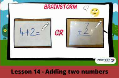 Lesson 14 - Adding two numbers