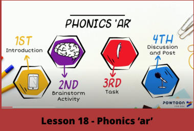Lesson 18 - Phonics ‘ar’