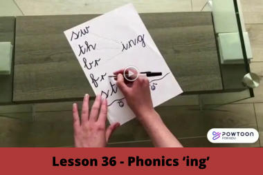 Lesson 36 - Phonics ‘ing’